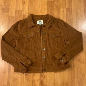 Corduroy Cropped Jacket